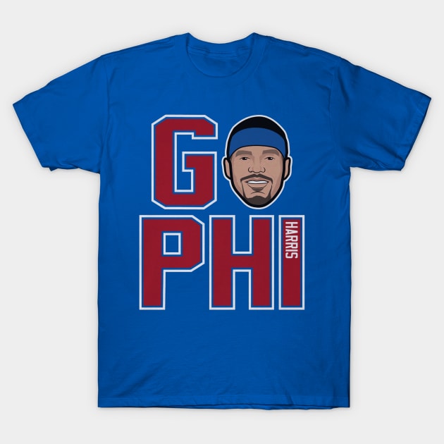 Tobias Harris Philadelphia GO PHI T-Shirt by danlintonpro